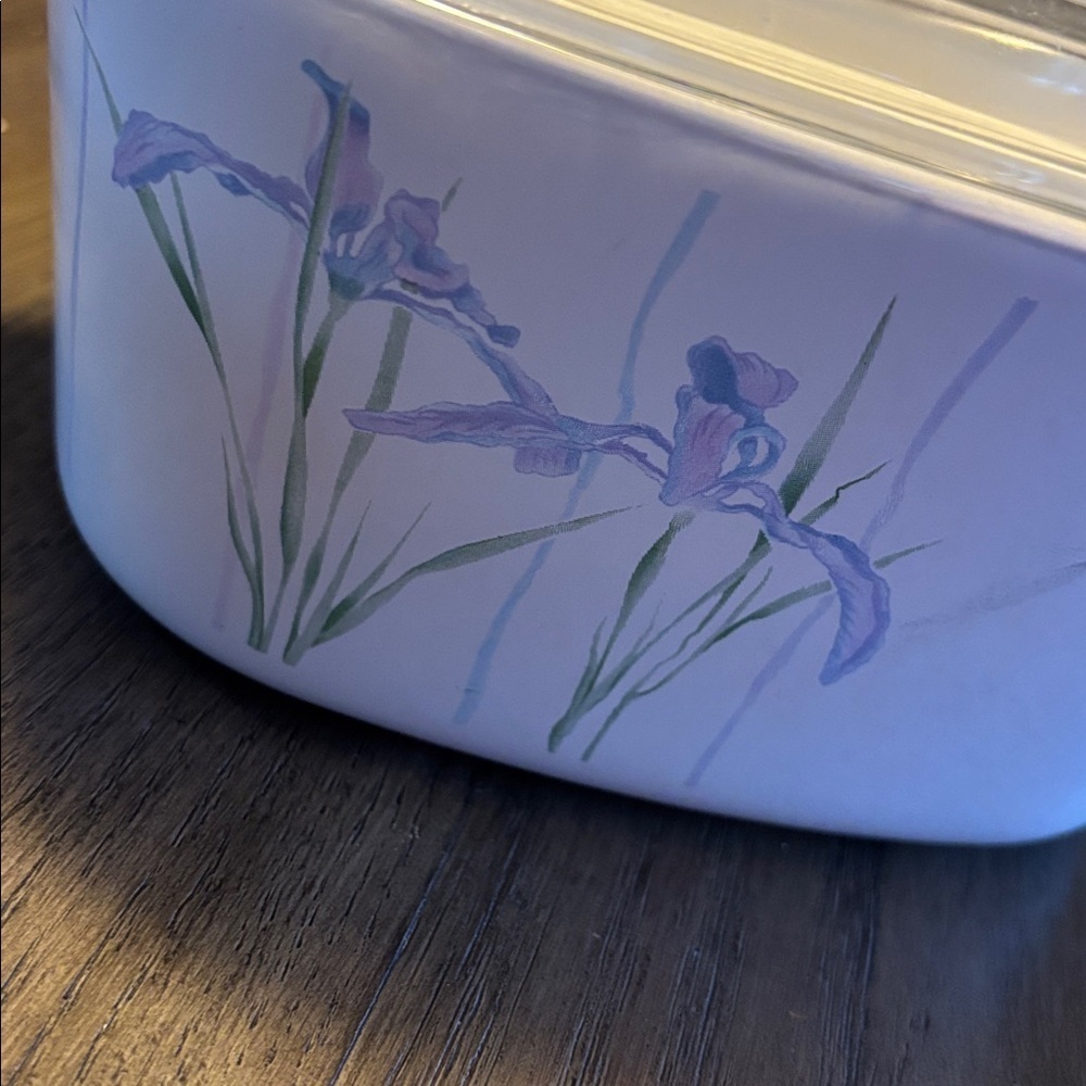 Corning Ware"Shadow Iris" (A-3-B) Casserole Baking Dish with Lid 3L - Picture 2 of 10
